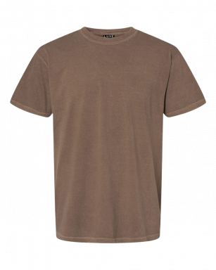 Adult Garment Dye T-shirt Espresso (GDT-100)